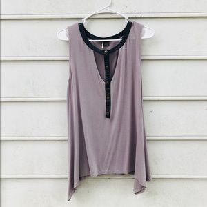 edgy grey tank top